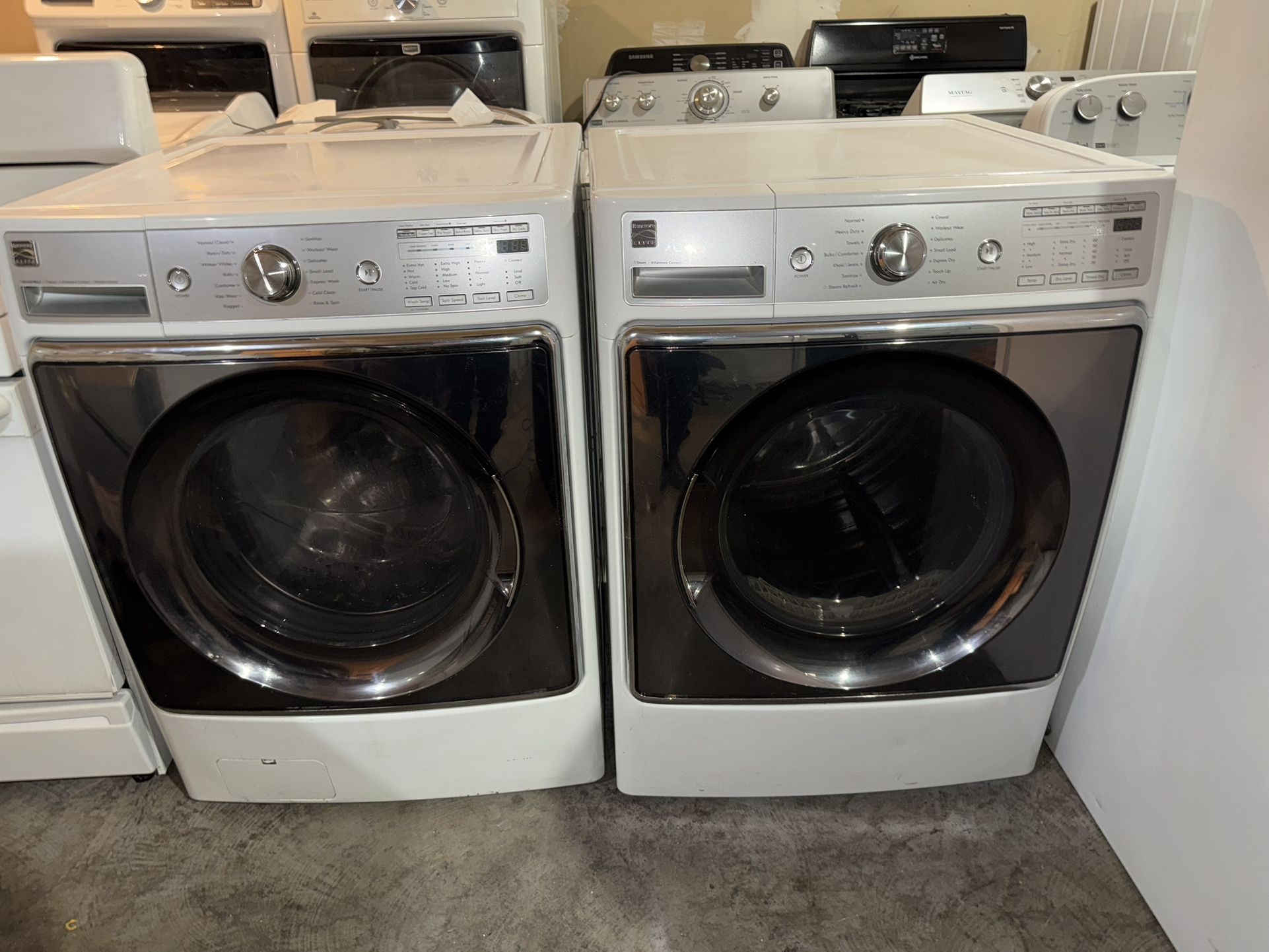 Kenmore Elite Washer And Gas Dryer Working 3 Month Warranty We Deliver