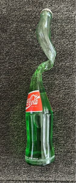 #85 Coca-Cola Twisted Glass Bottle Novelty