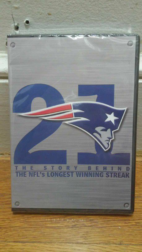 21: The Story Behind The NFL's Longest Winning Streak Sealed Still In Plastic. Message me anytime will send more pictures or videos thank you.