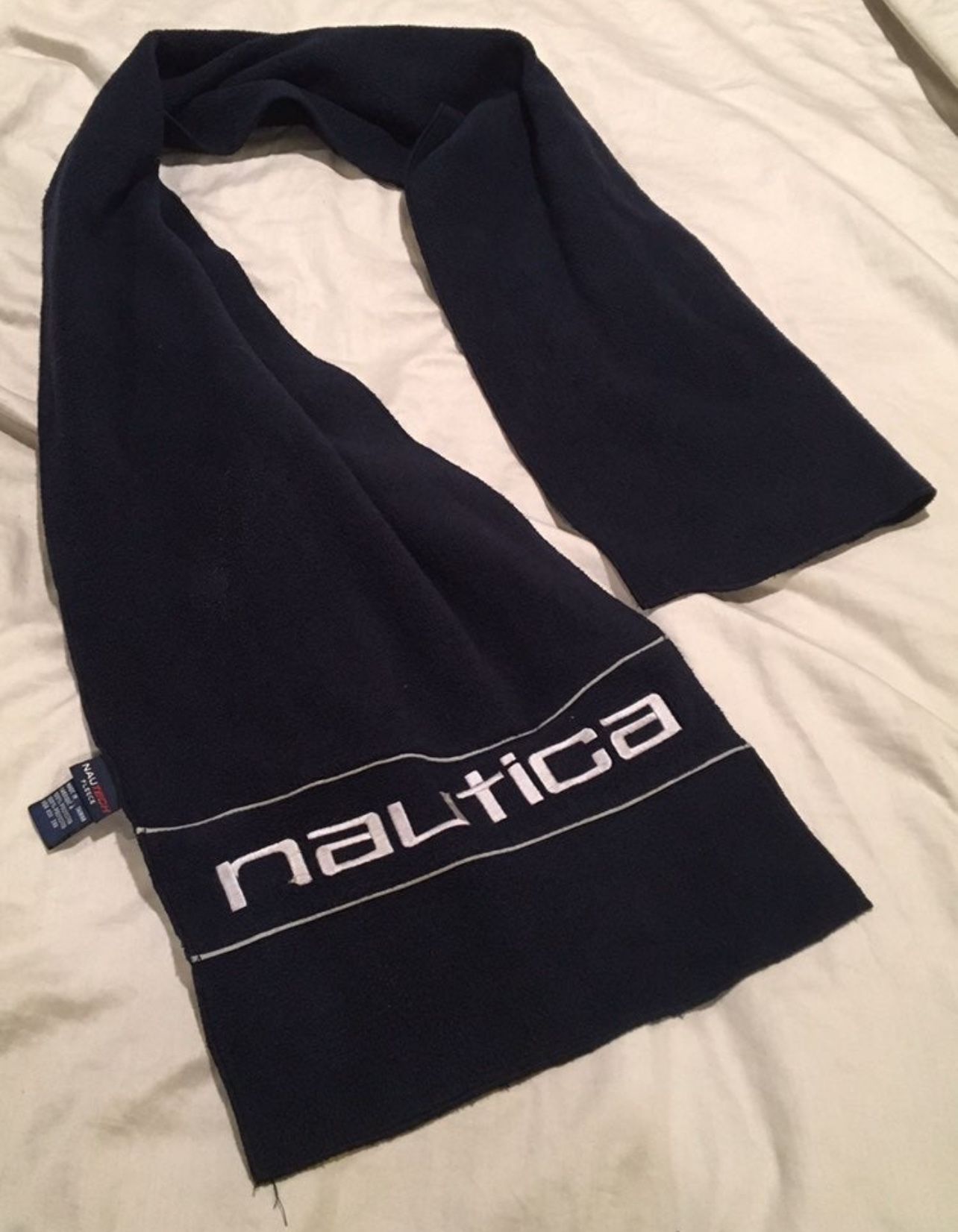 Blue and White Nautica Nautech Scarf NO MEETUPS