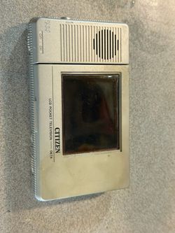 Citizen LCD Pocket Television model 06TA (For Parts) makes sounds