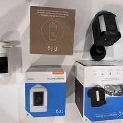 RING CAMERAS, SPOTLIGHTS, Etc