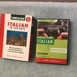Various Learning Italian Language Kits