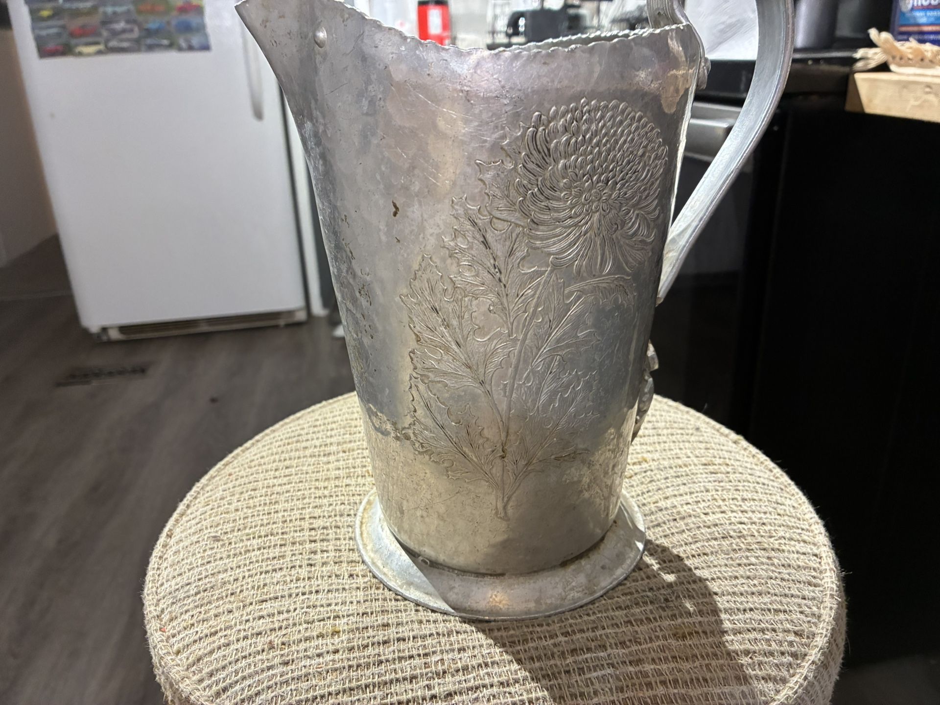 Antique Aluminum Pitcher