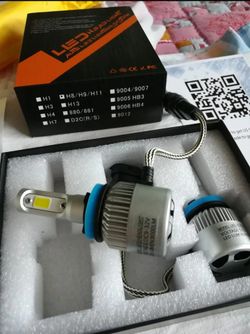 2 pcs LED Car Headlights, Fogs, & Daytime (White 6500k, 8000 Lumens) *6 Months Warranty*