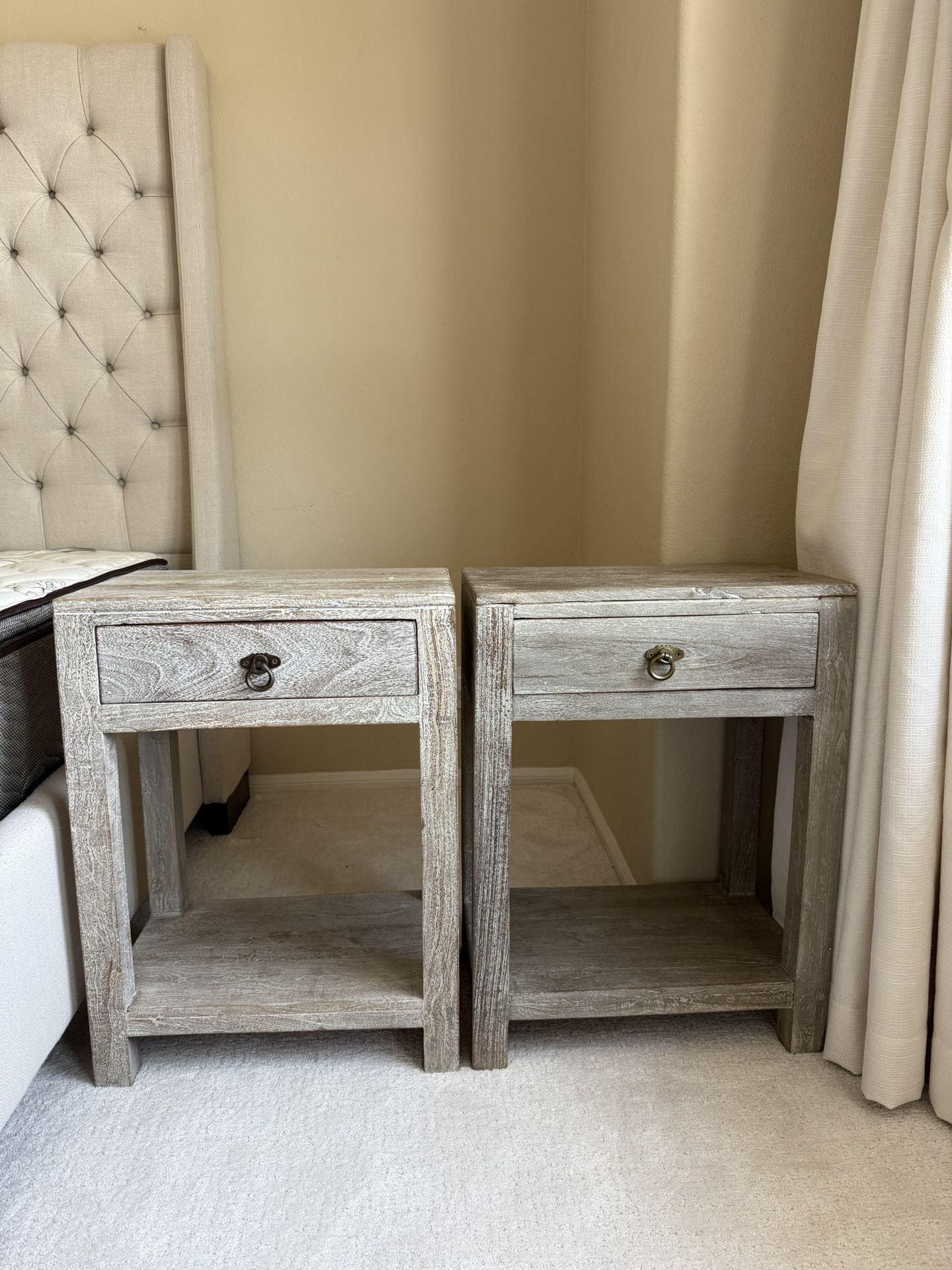 Solid Wood Night Stand 