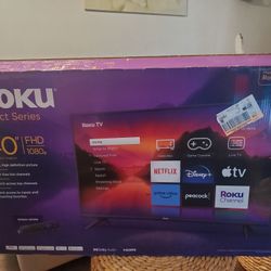 New In Box  Roku 40''  FHD 1080 Smart TV Television 