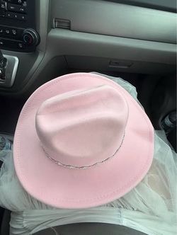 Pink cowboy hat