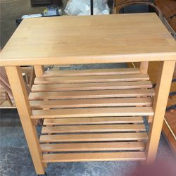 Alder Microwave Cart On Wheels