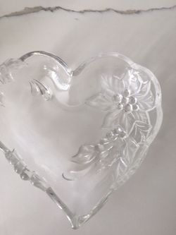 Glass candy dish