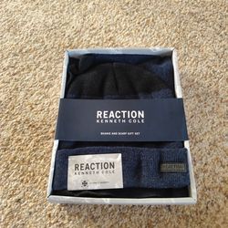 Kenneth Cole Beanie And scarf Set