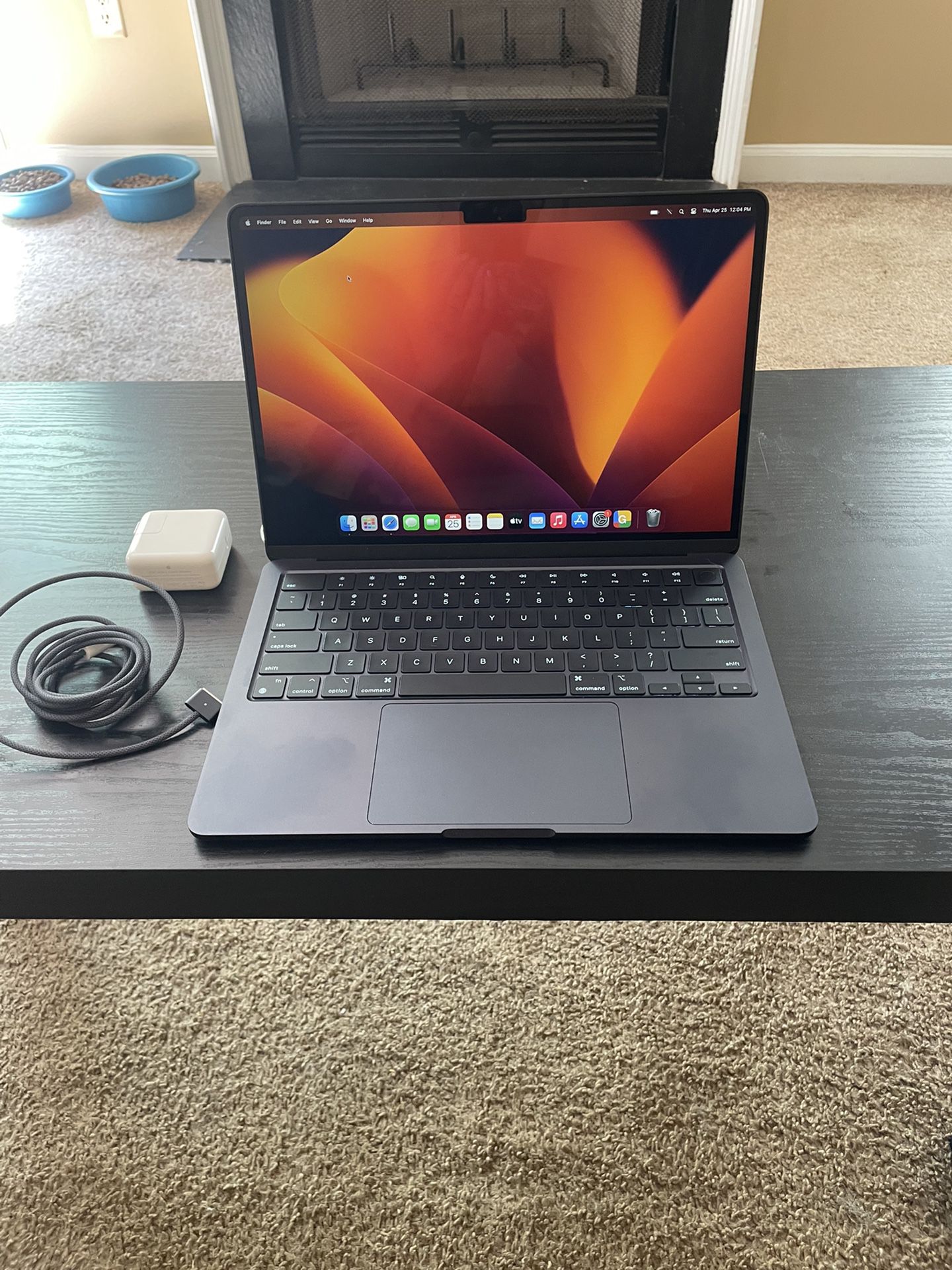 Macbook Air With Case And Charger