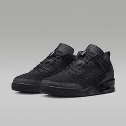 Size 10 - Air Jordan Spizike Low Black Cat