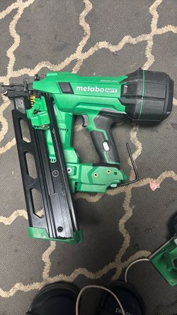Metabo battery powered framing nailer.