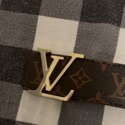 Brown LV Belt