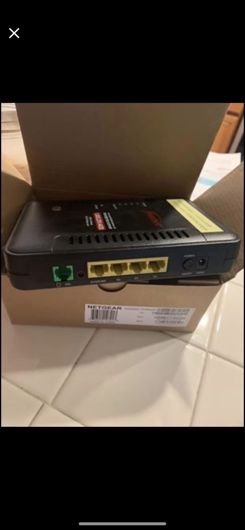 Netgear Frontier ADSL2 + Modem Router Model D2200D-1FRNAS