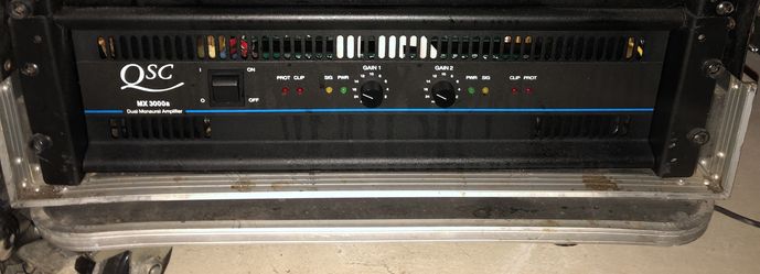 QSC MX 3000a amplifier