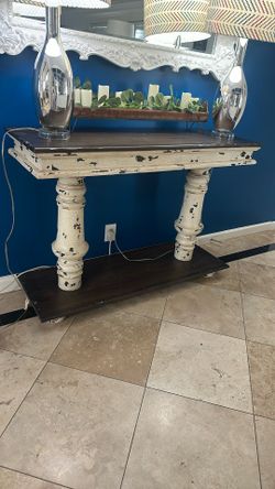 BUTCHER BLOCK TABLE