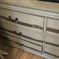 Wood Dresser Gray