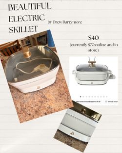 Drew Barrymore 5 in 1 electric skillet