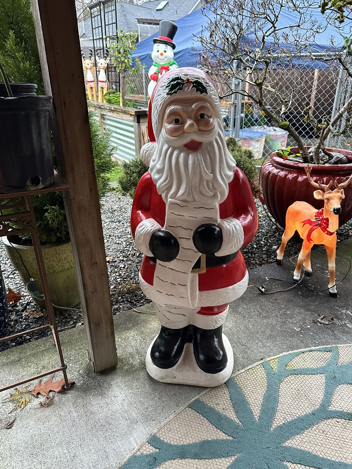 Christmas Blow Mold Santa Claus