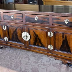 Korean Stationery Chest 19th Century Persimmon Wood