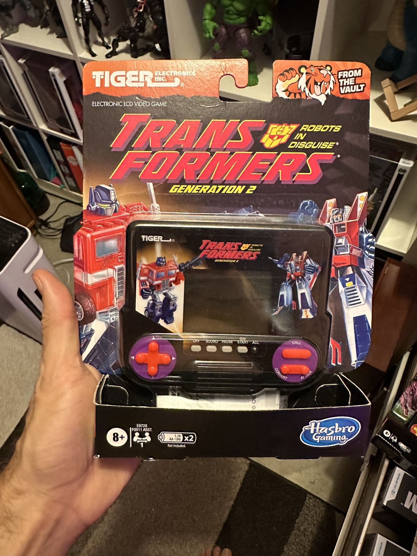 Transformers Tiger Retro Handheld Game New In Box 