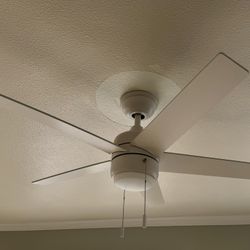 Hampton Bay white ceiling fan