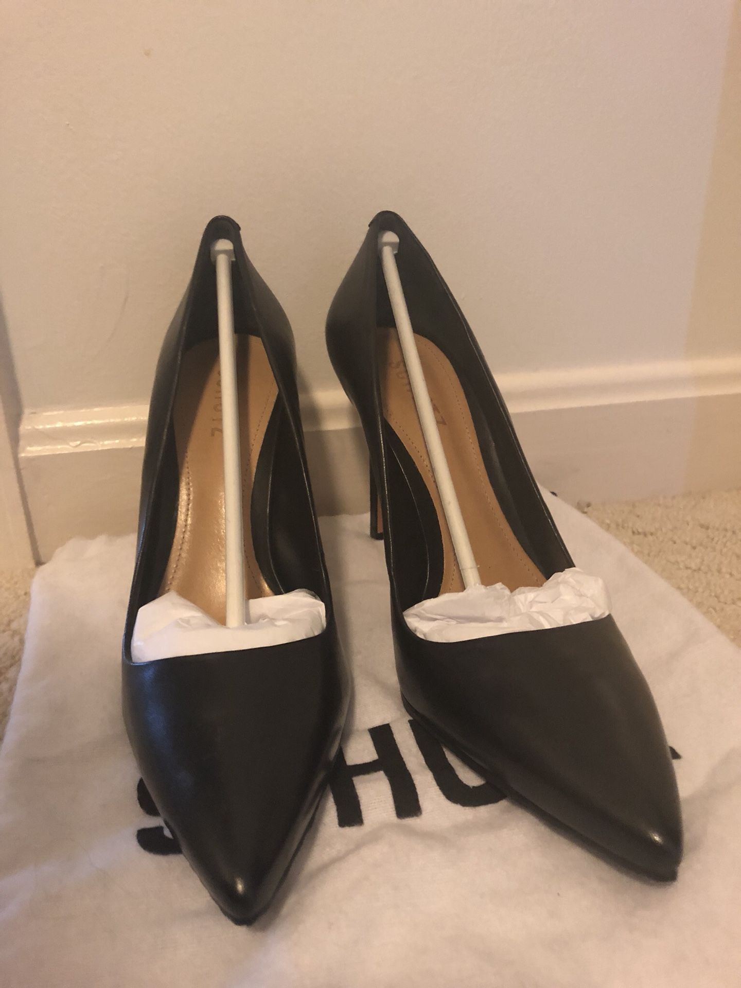 Schutz Shoes Farrah Black Pumps, Size 9.5
