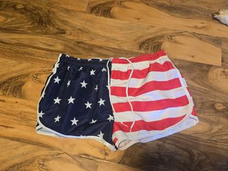 Uzzi American Flag Shorts Sz Lg