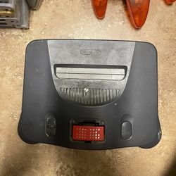N64 Console with Expansion Pak and One Aftermarket Controller 