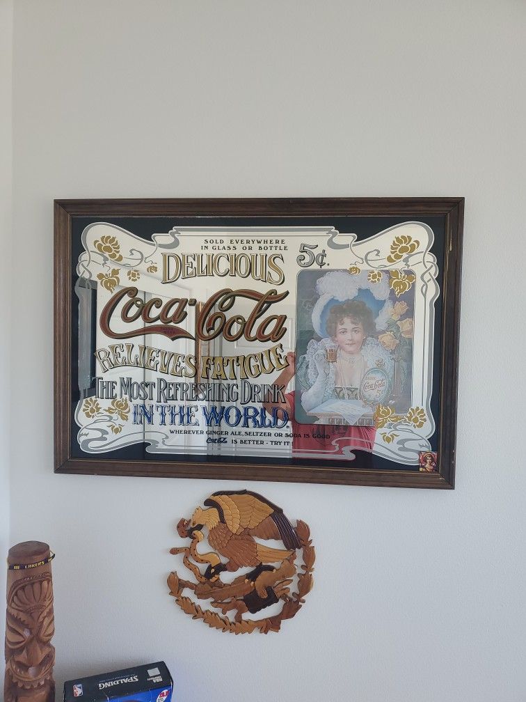 Coca Cola Large Mirror