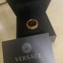 Authentic Versace Size 9 14k Plated 