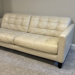 Leather sofa