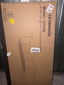 Overhead garage racks