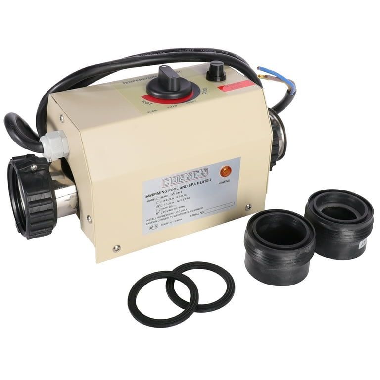 220V 3KW Electric Swimming Pool Heater & SPA Bath Hot Tub Thermostat Electric Water Heater, Thermostat Heater Pump