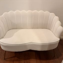 White Loveseat Couch