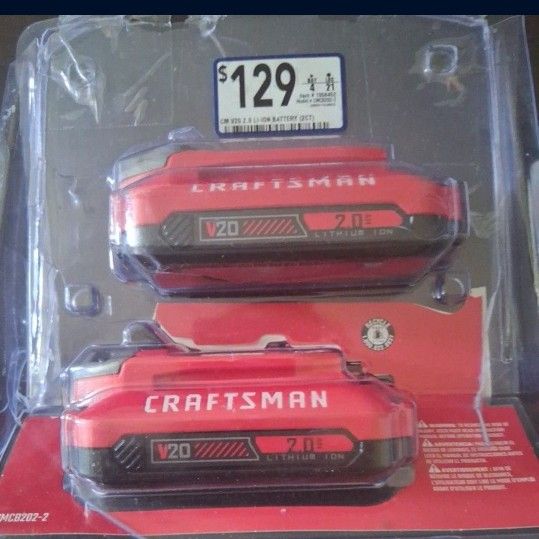 Craftsman V20 2.0ah Battery