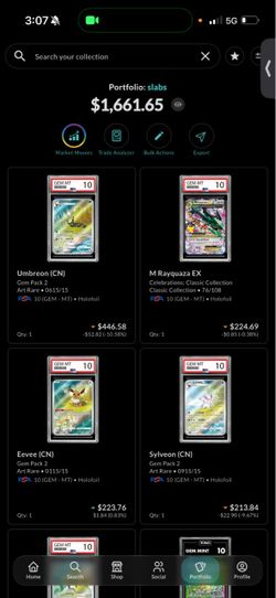 Pokémon slabs