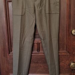 Barbara Bui Olive Green Pants-Size 40-Retail Price $725.00