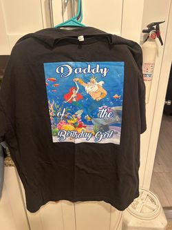 Custom Ariel birthday t shirt