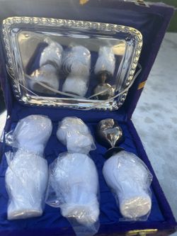 Sliver Plated Globlets