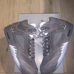 Jordan 5 Retro Wolf Grey Size: 13