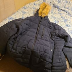 Brand New Wantdo Black Winter Coat 5x 