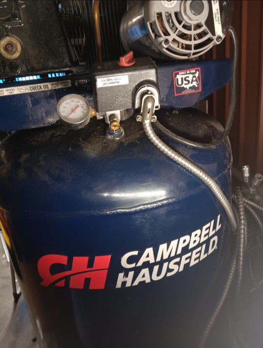 80 Gallon Campbell Hausfeld 220v Compressor 