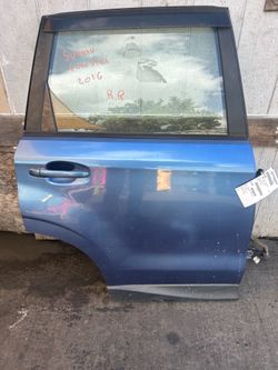 Subaru Forester Rear Door Passenger Side RH Blue 2014 - 2016 ; J440