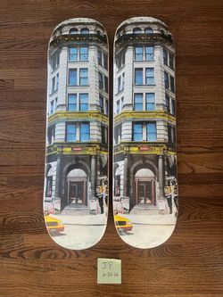 Supreme 190 Bowery NYC Storefront Photo Skateboard Deck — 2 Available