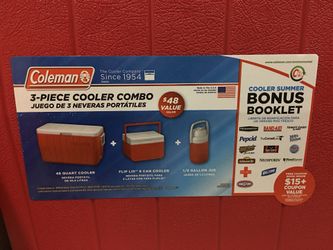 Coleman 3 Piece Cooler Combo