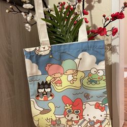 Hello Kitty, Friends Tote Bag