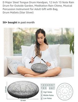 NEW MEDITATION RAIN CHIME DRUM 12"
